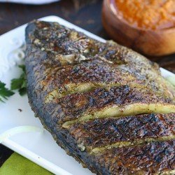  Alrahma Fish  _  ( Nile Perch )  -  Fried - grilled - tray - Sinjari  